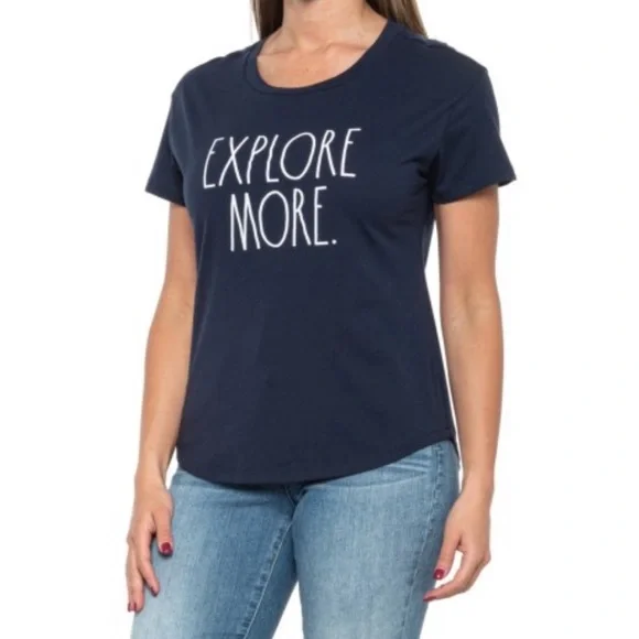 Rae Dunn “Explore More” T-Shirt - Picture 1 of 9